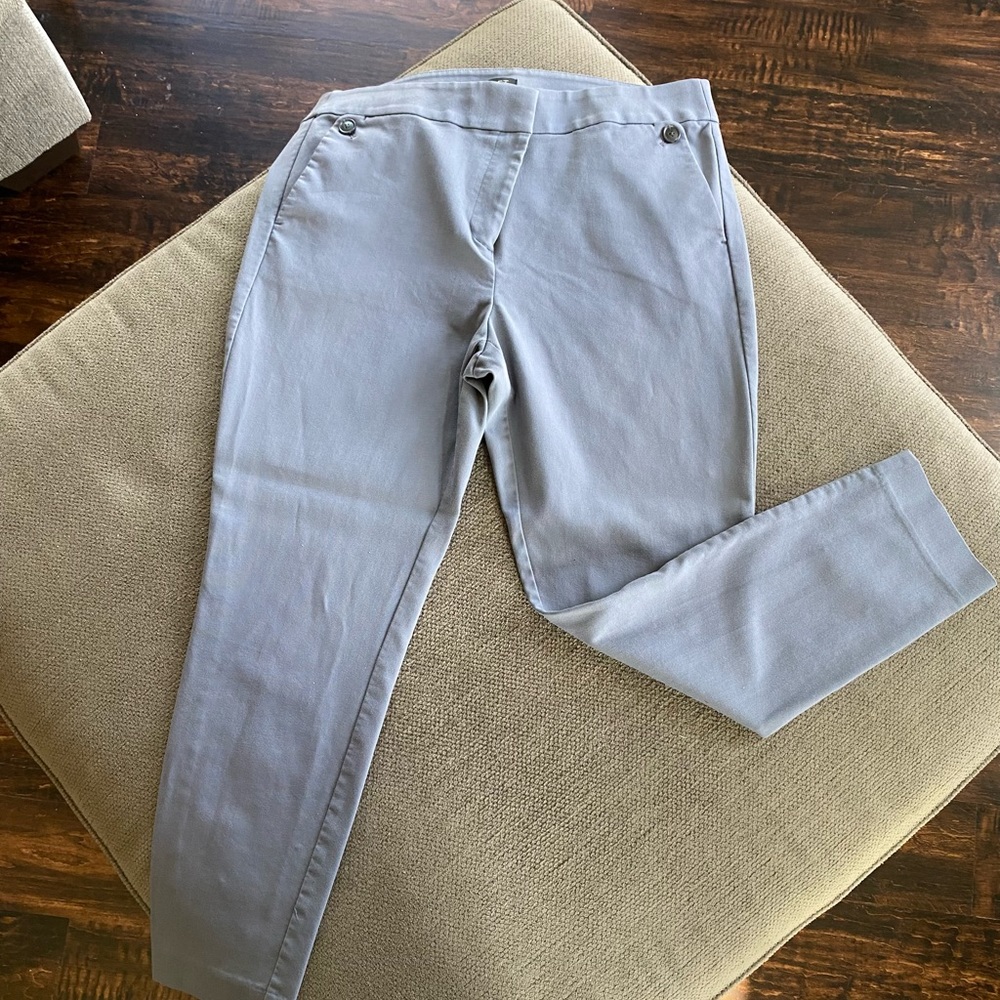 Ann Taylor LOFT gray ankle trousers